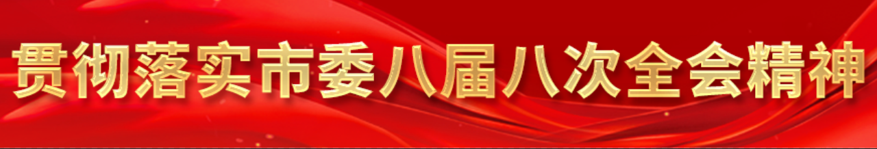 貫徹落實市委八屆八次全會精神